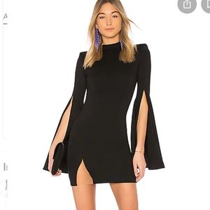 x REVOLVE Mr. Gibson Mini Dress in Black by Michael Costello